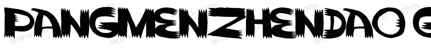 PangMenZhenDao GBpc-字体转换